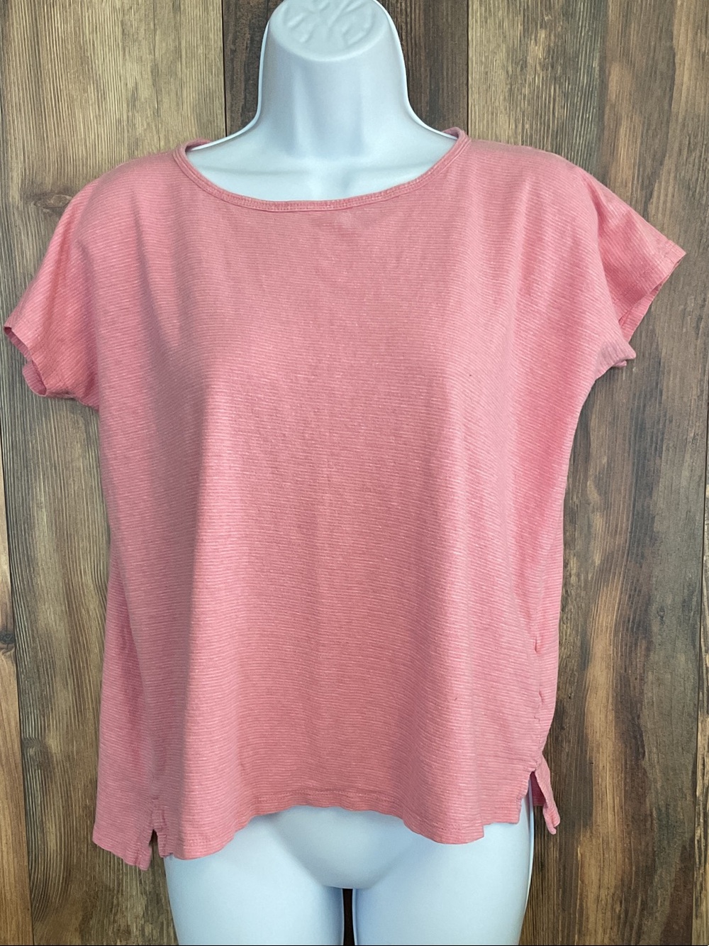 Patagonia Coral Pink Super Short-Sleeve Active Oversized Tee XS 389B